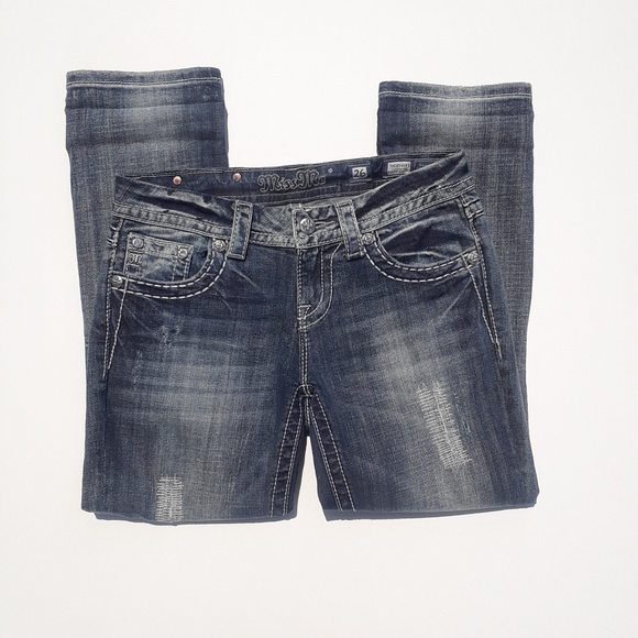 Miss Me Denim Capris - Picture 2 of 5